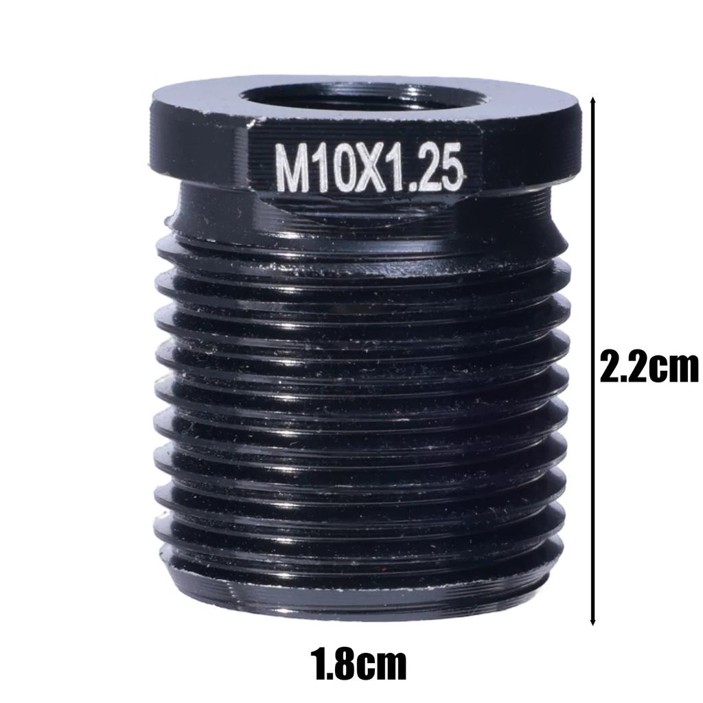 1pcs Aluminum Shift Knob Adapter Converter Female Threaded for M8 M10 Car Tuning Handle Parts Auto Parts