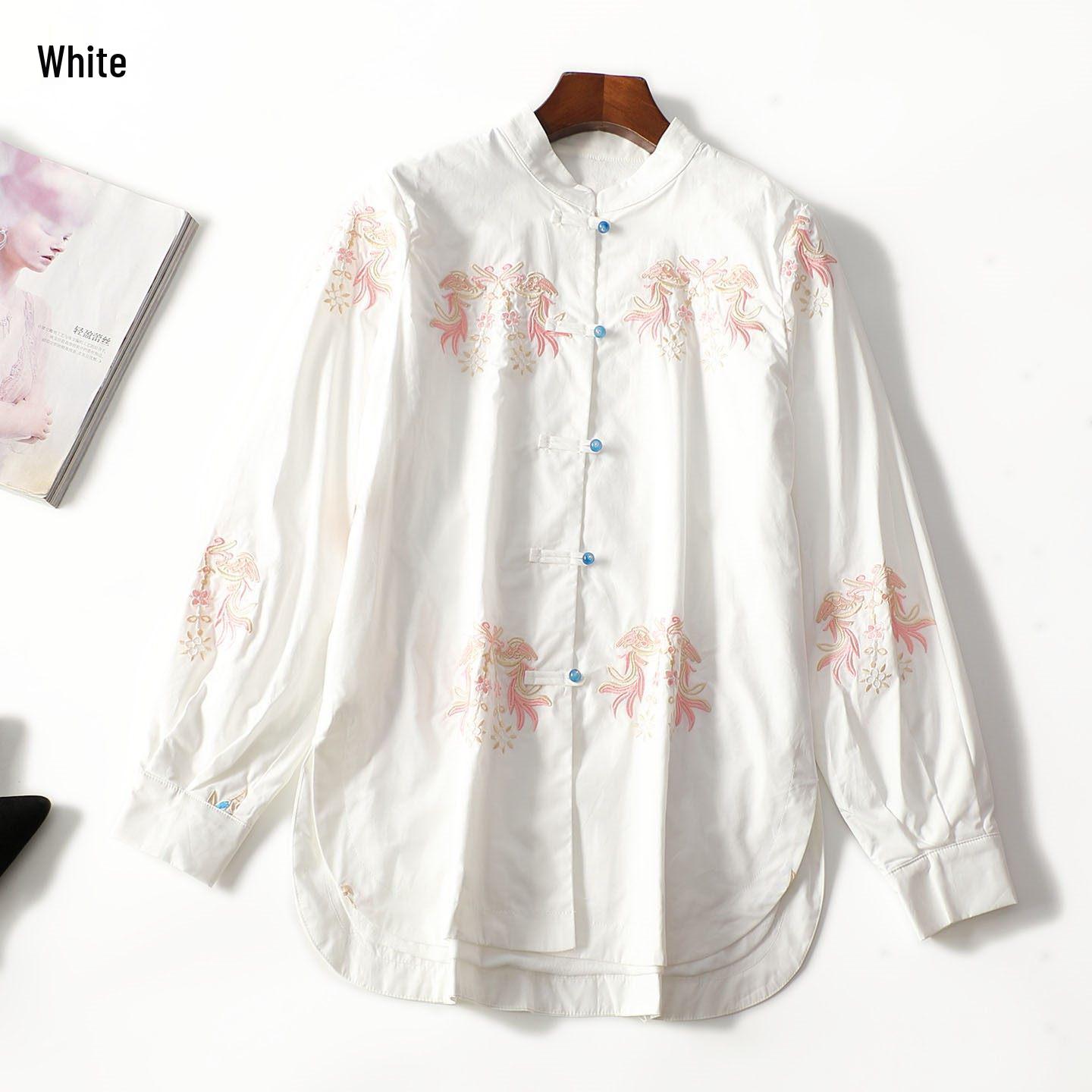 413151 Winter Mid-Length Women s Long Sleeve Shirt Extra Large белый