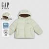 Gap Girls' Bear-Ear Hooded Puffer Down Jacket
