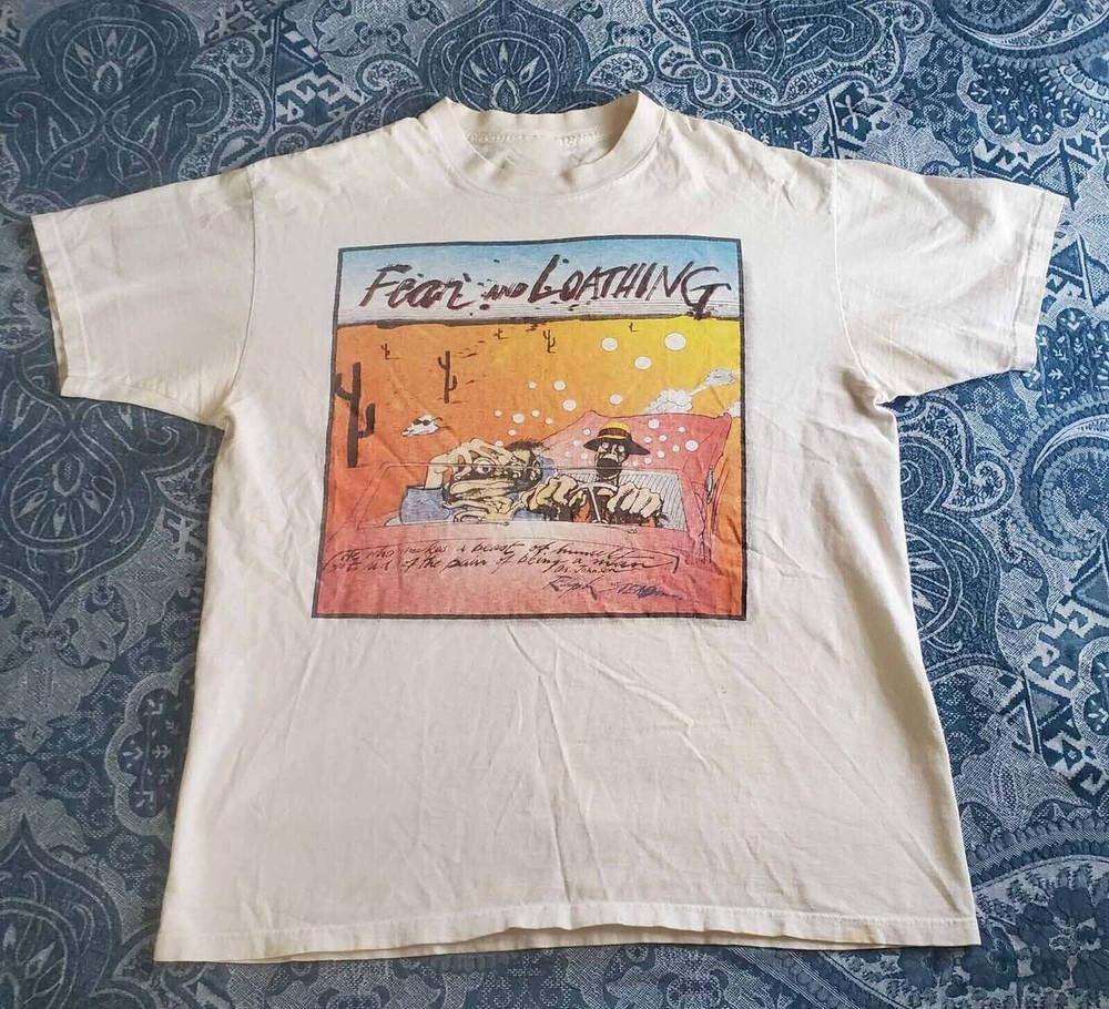 New Popular Fear and Loathing in Las Vegas White T-Shirt Cotton