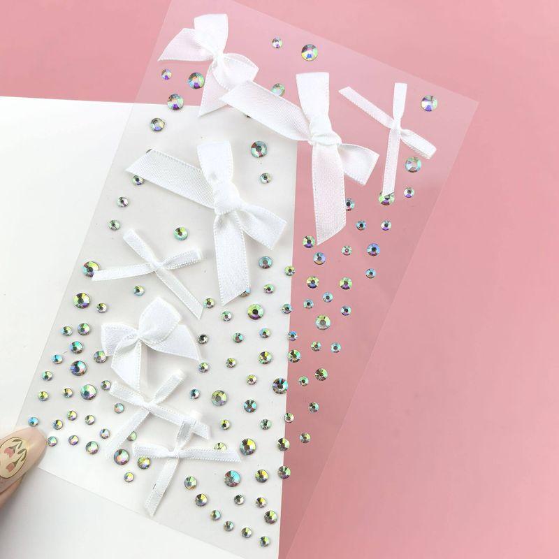 Decorative Stickers for the Face, Concert Face Stickers, Pink Bow Makeup Accessories, Face Makeup Stickers, Diamonds