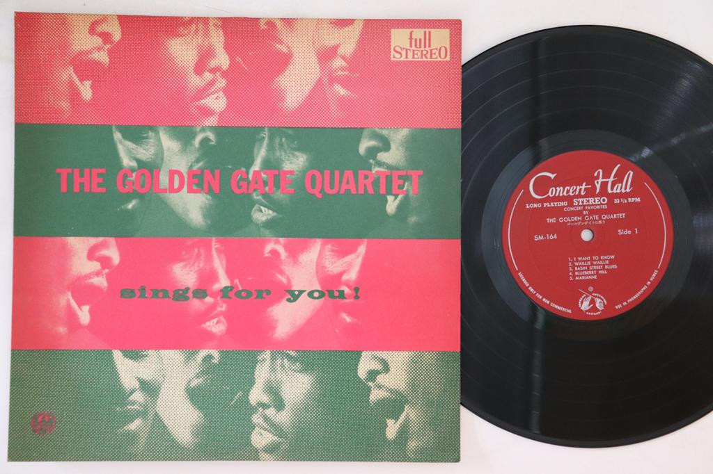 10inch Record GOLDEN GATE QUARTET - Sings For You SM164 CONCERT HALL Japan Blues Used
