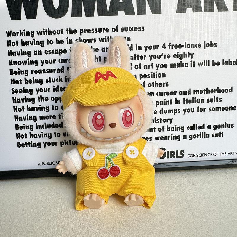 Original Second Generation Labubu Monster Have A Seat Series Cute Doll Clothestoy Ornaments Only Clothes Cute Doll Toy Gift