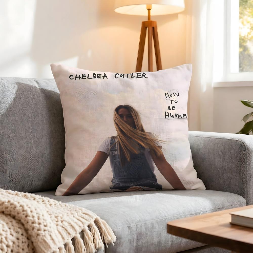 Singer Chelsea Cutler Cushion Cover 1Pcs Decorative Covers Soft Cushion Case For Sofa Couch Decor 40X40 45X45 Pillowcases