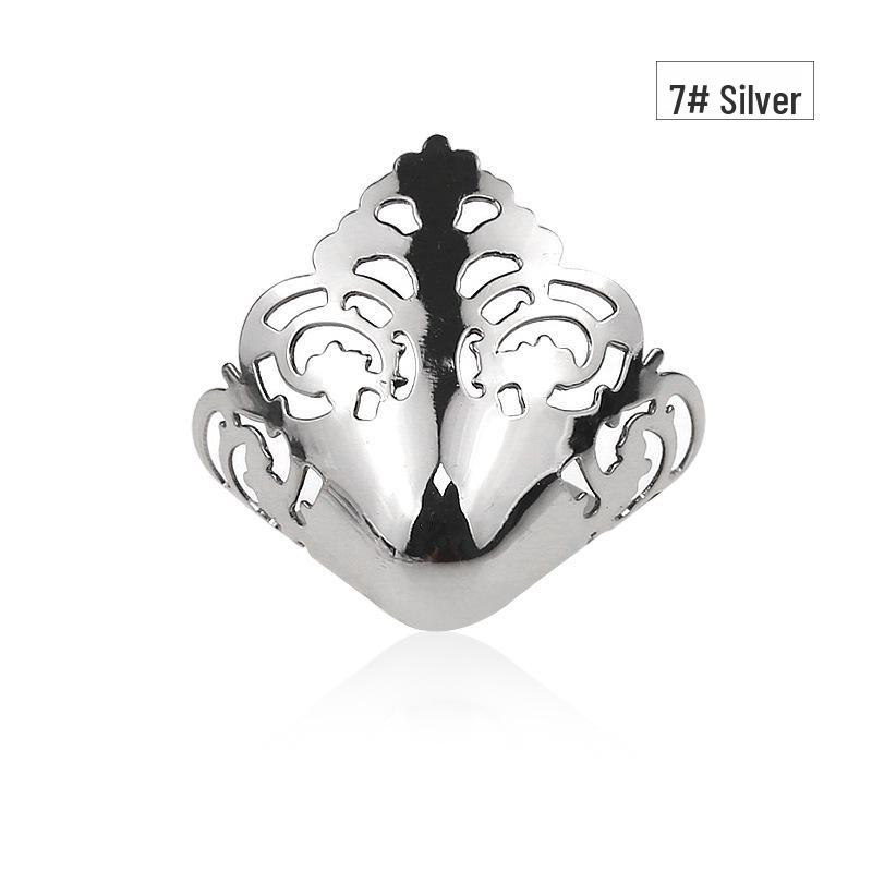 Women's Pointed Toe High Heel Protector - Leather Anti-Kick Decorative Cover with Metal Cap for Shoe Protection.