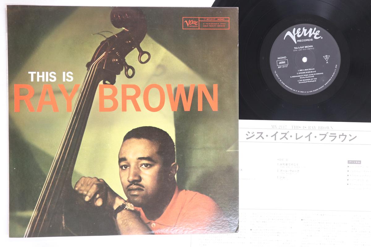 

LP Пластинка РЭЙ БРАУН - This Is Ray Brown MV2117 VERVE 1981 Япония Джаз Б/У