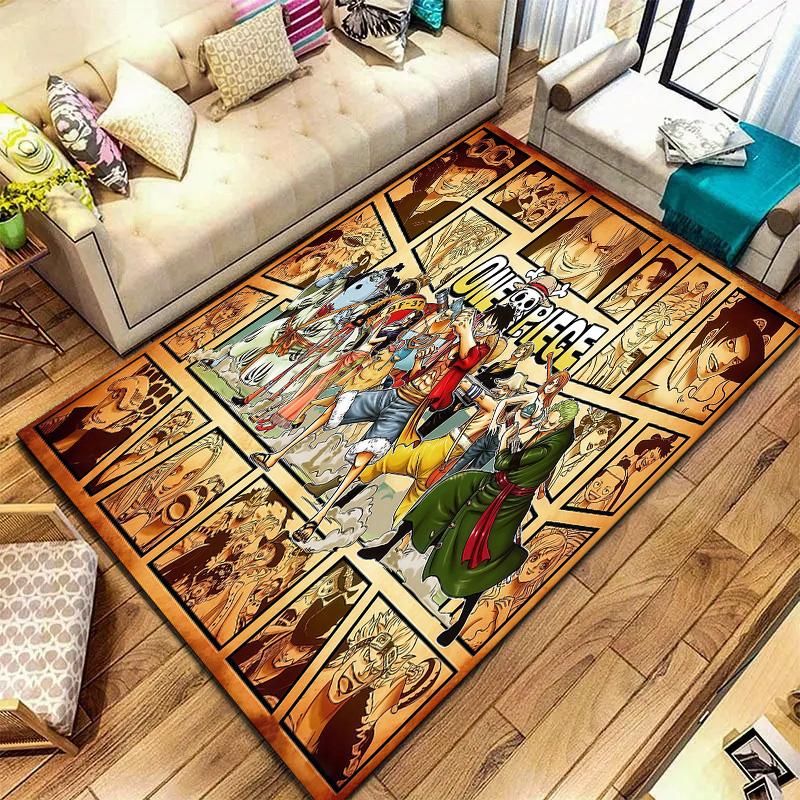 Anime One Piece Carpet Rug For Living Room Bedroom Home Sofa Decoration,kids Play Nonslip Floor Mat