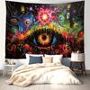 VIKAMA psychedelic eye tapestry bedroom studio Milky Way wall hanging living room bedroom wall decoration home decoration