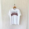 Vintage 90s Cleveland Browns T-Shirt: Russell NFL Tee, Size L