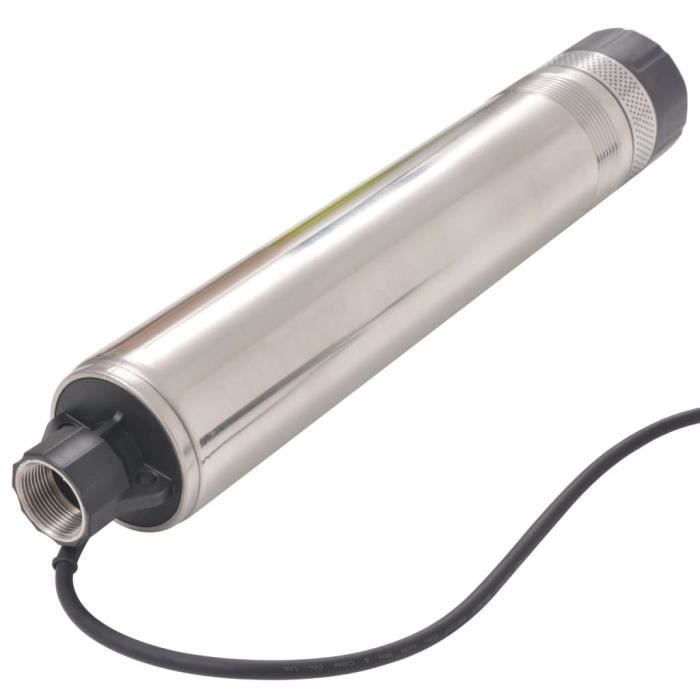 Pompe immergée - VIDAXL - 750 W - Gris chromé - Arrosage de jardin - 40 m