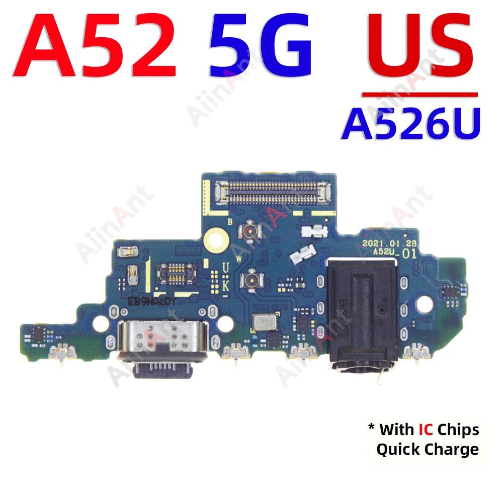 Scheda connettore porta di ricarica USB Docking Station Cavo Flessibile Per Samsung Galaxy A50 A51 A52 A52s A53 A54 A55 A56 A50S A505F A505U US EU