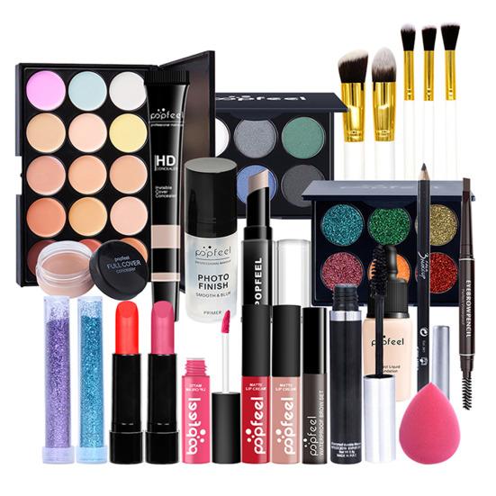 Popfeel 25-teiliges professionelles Kombi-Universal-Kosmetikset