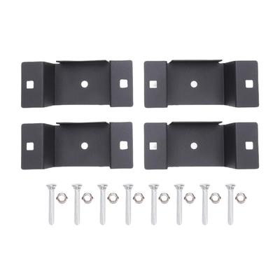 4 Stuks Aanhanger Steekzak Beugel Hoge Sterkte Koolstofstaal Aanhanger Rail Beugel voor 2x4in Palen