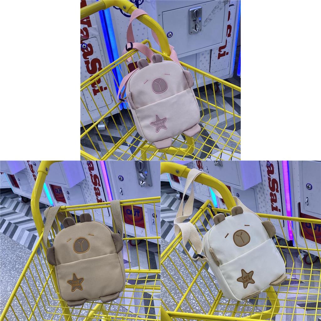 Cute Korean Style Cotton Mini Shoulder Bag For Casual Travel Girls