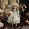 Cloveray BJD Biscuit Doll Poseable PVC Bisque Doll Perfect for Birthday Luxury Gift Box 16-inch Victorian-inspired Dress, Wood-grain Joints,