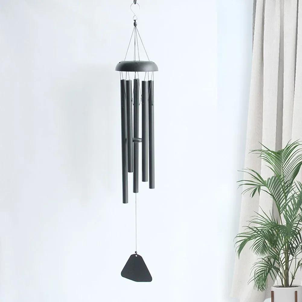 36in Aluminum Wind Chimes Tubes Outdoor Large Dark Toned Wind Chimes Adjustable For Outside Home Wedding Party Decoration Gifts