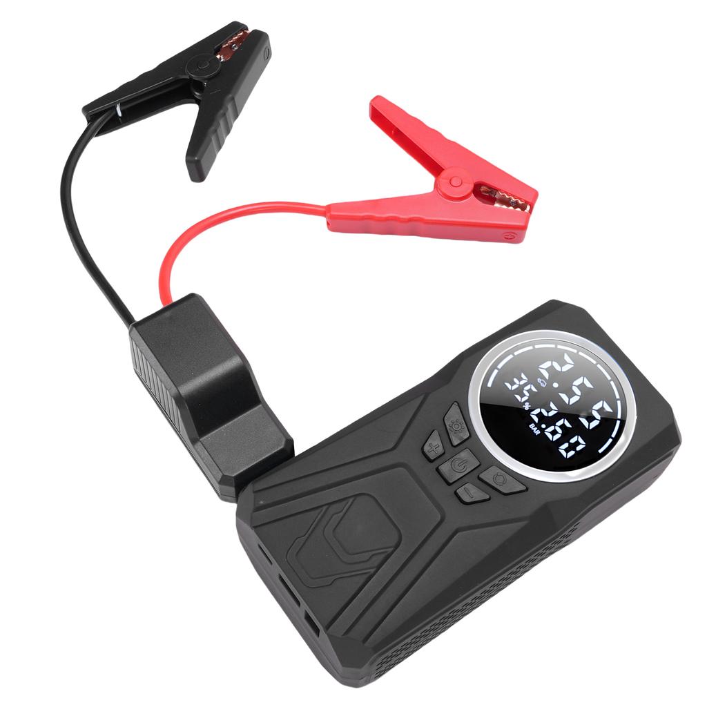Car Jump Starter Portable Car Tire Inflator Portable Air Compressor Cordless Air Pump with