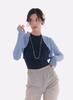 Ler Loose Fit Bolero Sky Blue L23Ot01Sb