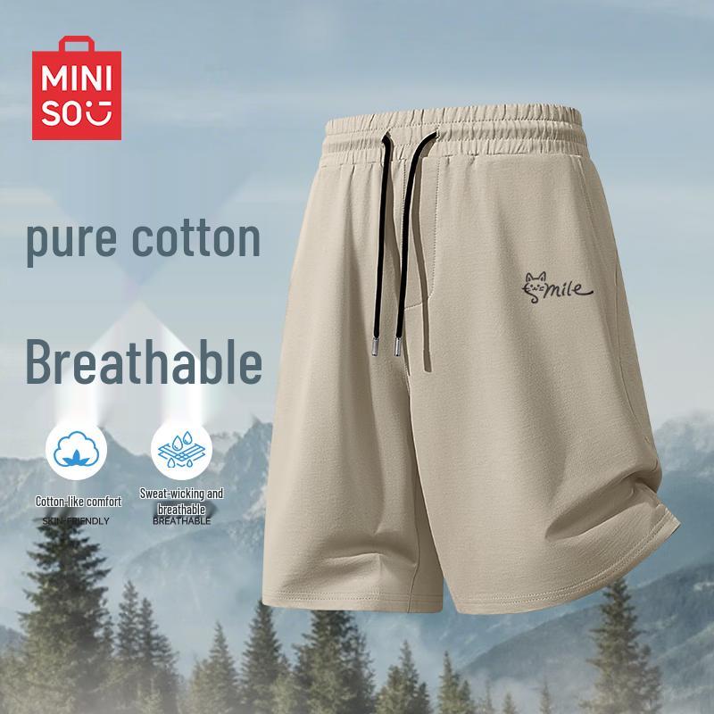 MINISO Men s Lightweight Cotton Casual Shorts XL