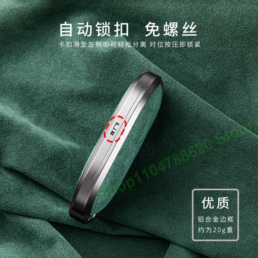 for NIO ES6 ET5T ET5 EC6 ES8 ET7 ES7 Suede Car Key Case Cover Buckle High-End Keychain Interior Decor Accessories
