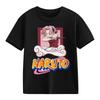 2026 Naruto Kids TShirt Uzumaki Uchiha Sasuke Hatake Kakashi Anime Character Print Cotton Short Sleeve Boys Girls Round Tops