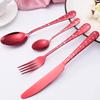 Reliable Attractive Wear-resistant 2 Styles Portable Smooth Edge Fork Cutter Cutlery Kitchen Tool Cutlery Set