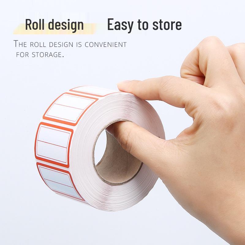 Self-Adhesive Handwritten Label Paper - 1000 Stickers for Office, Name Tags, Price Tags, and Memos