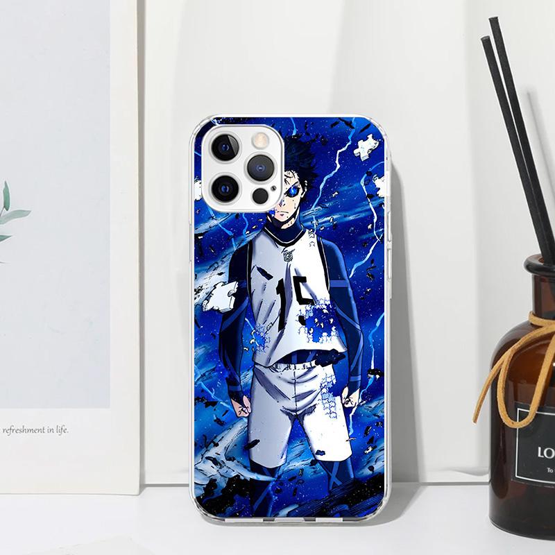 Blue Lock Isagi Yoichi Phone Case For Iphone 17 Air 16 15 Plus 16E 14 Pro Max 13 Mini 12 11 7 8 SE Fundas Soft Back Cover 17 Air
