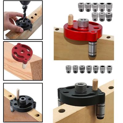 3-10mm Self Center Dowel Jig Handheld Wood Splicing Drill New Vertical Hole Jig  Woodworking Tools