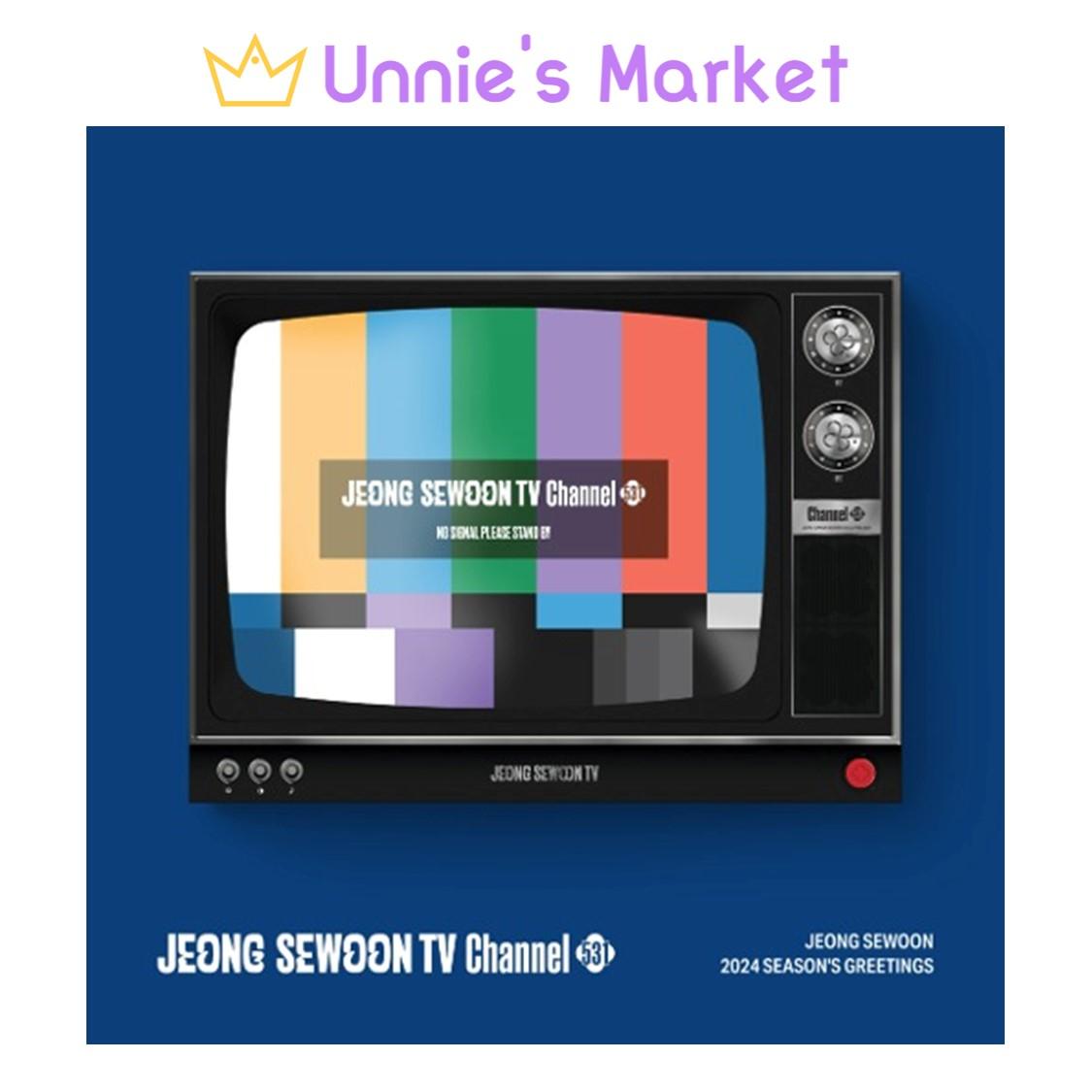 

[Предзаказ/STARSHIP SQUARE POB] JEONG SEWOON 2024 SEASON'S GREETINGING [JEONG SEWOON TV-Channel 531] + Бесплатный подарок