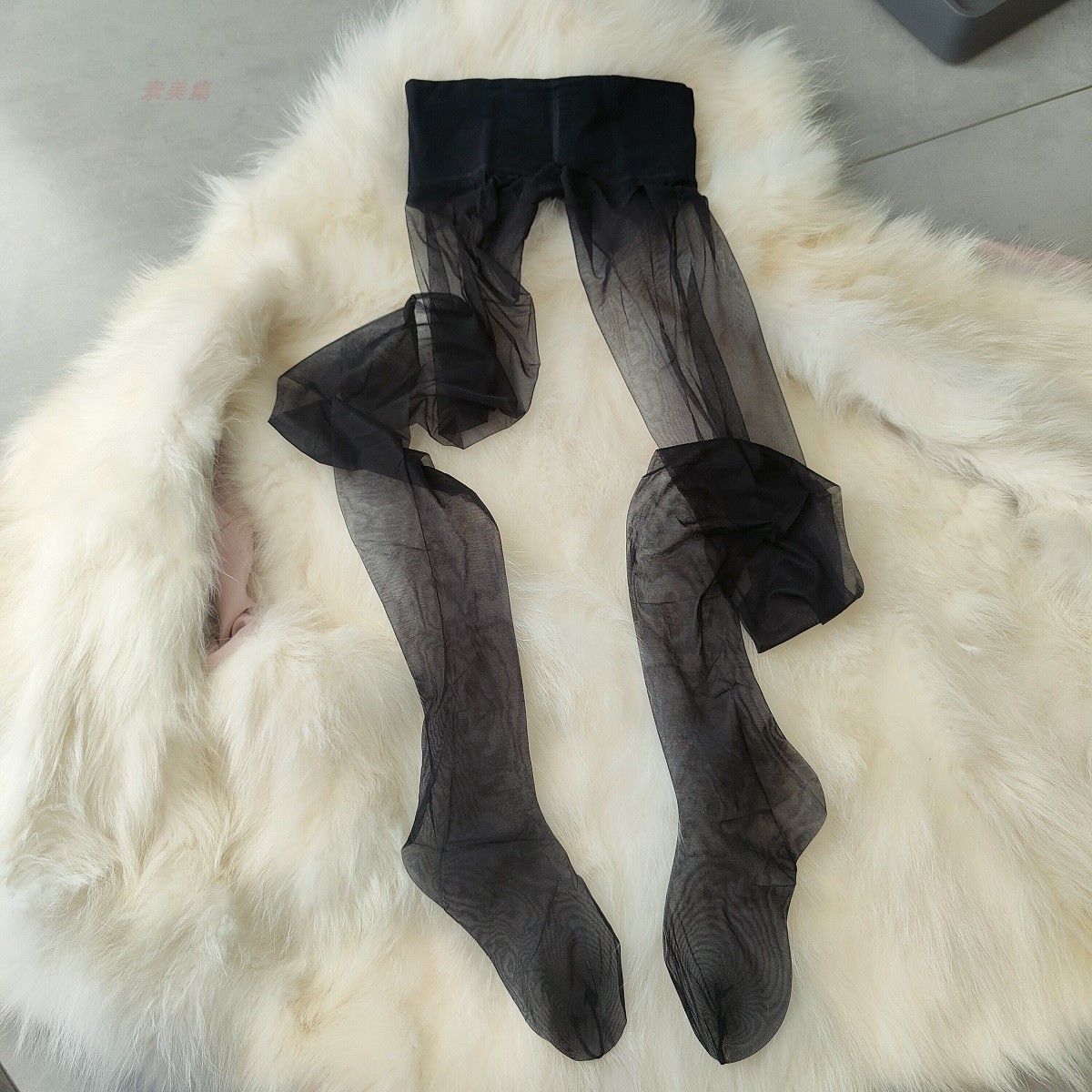 Aurora Stockings 0D Ultra-Thin Oily Seamless Stockings Women S Summer Smooth Sexy Ultra-Thin High-End Black Silk one size fits all (80/130) [discreet packaging]