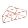 Napkin Holder Fashion Thickened Widened Triangular Freestanding Metal Wrought Iron Vertical Tissue Holder
