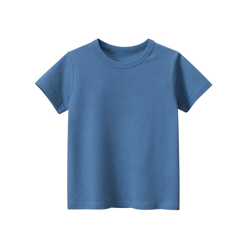 Color Tshirt Shortsleeved Solid Childrens