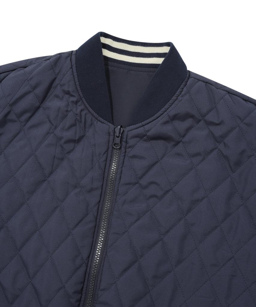 Saintpain Sp Reversible Varsity Quilted Jacket - Navy