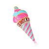 Colorful Sophisticated Ice Cream Brooch Elegant Vibranting Color Drip Oil Designs Accessory for Costumes Enhancements