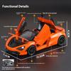 Alloy Die-cast 1/32 McLaren 720S Convertible Sports Car, Bring Back Children's Toy Cars, Desktop Ornaments, Boys' Gifts