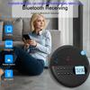 Bluetooth CD Player with Dual Stereo Speakers, Anti-Shock, and USB Repeat Function