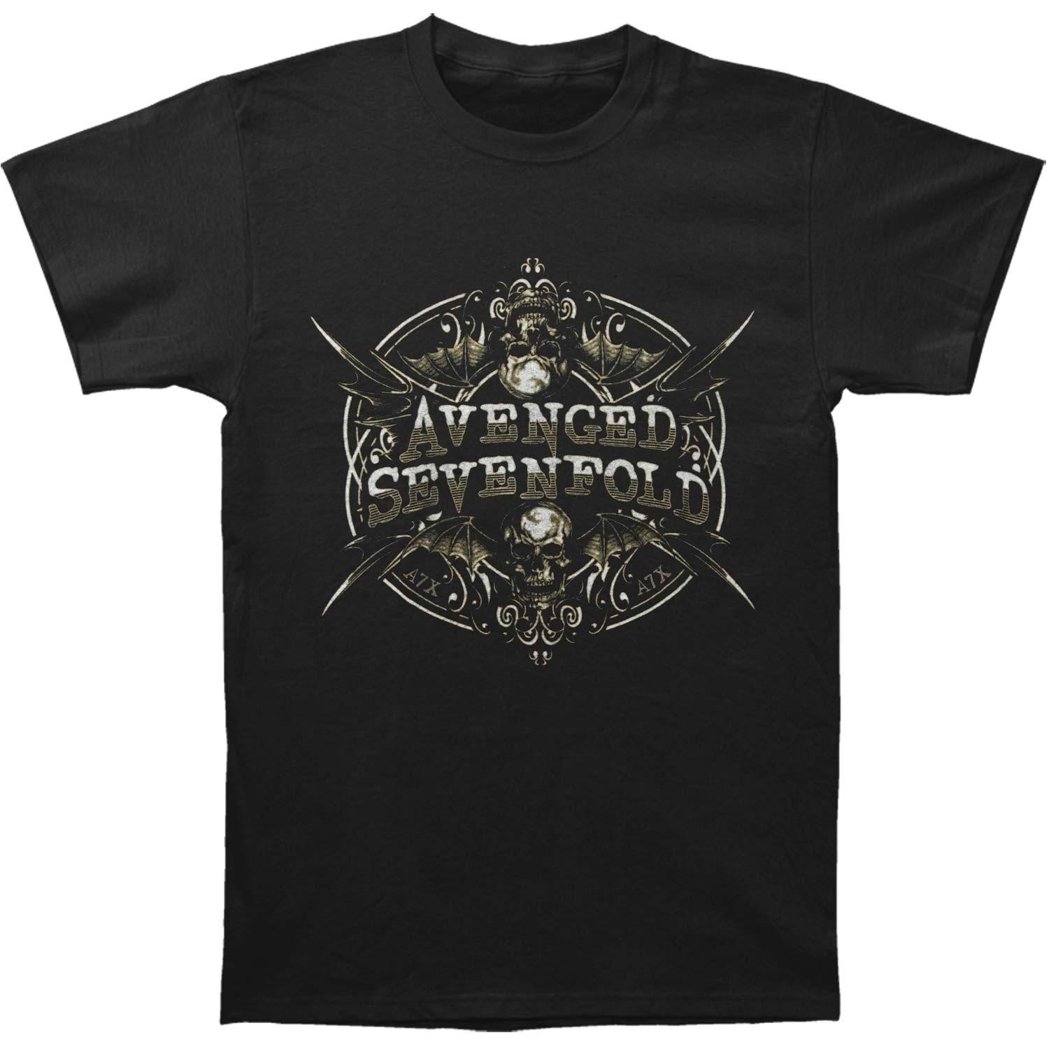 Men s Avenged Sevenfold Reflections T-shirt Large Black L