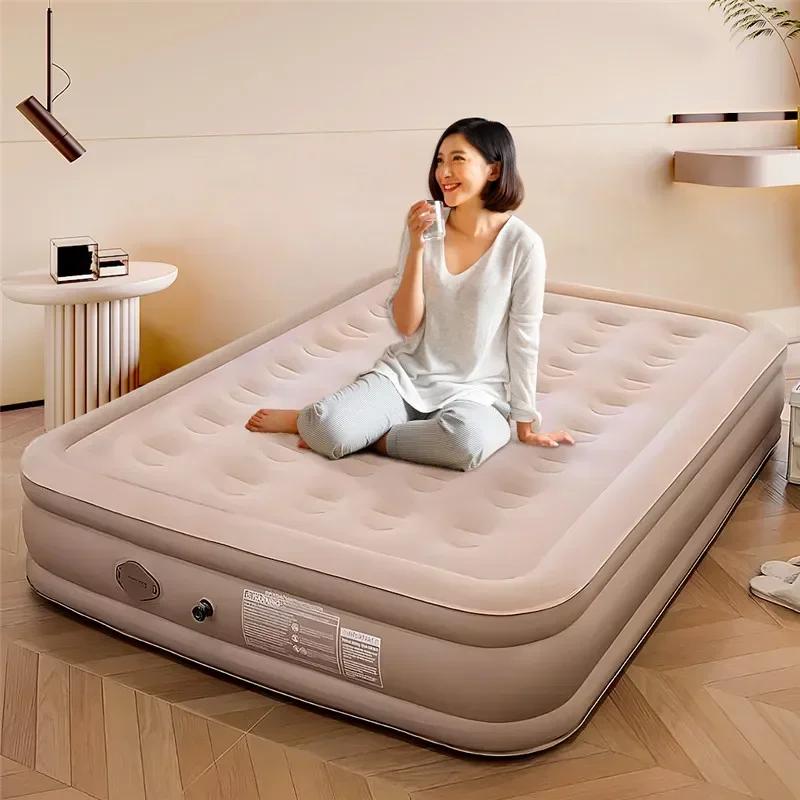 Glamping Mats Enlarged Outdoor Inflatable Mattress Interior Air Mattress Portable Floor Inflatable Mattres with Air Pump