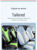 Coway Perforated Leather Car Seat Cushion for All Seasons - Full Surround & Compatible with Electric Seats
