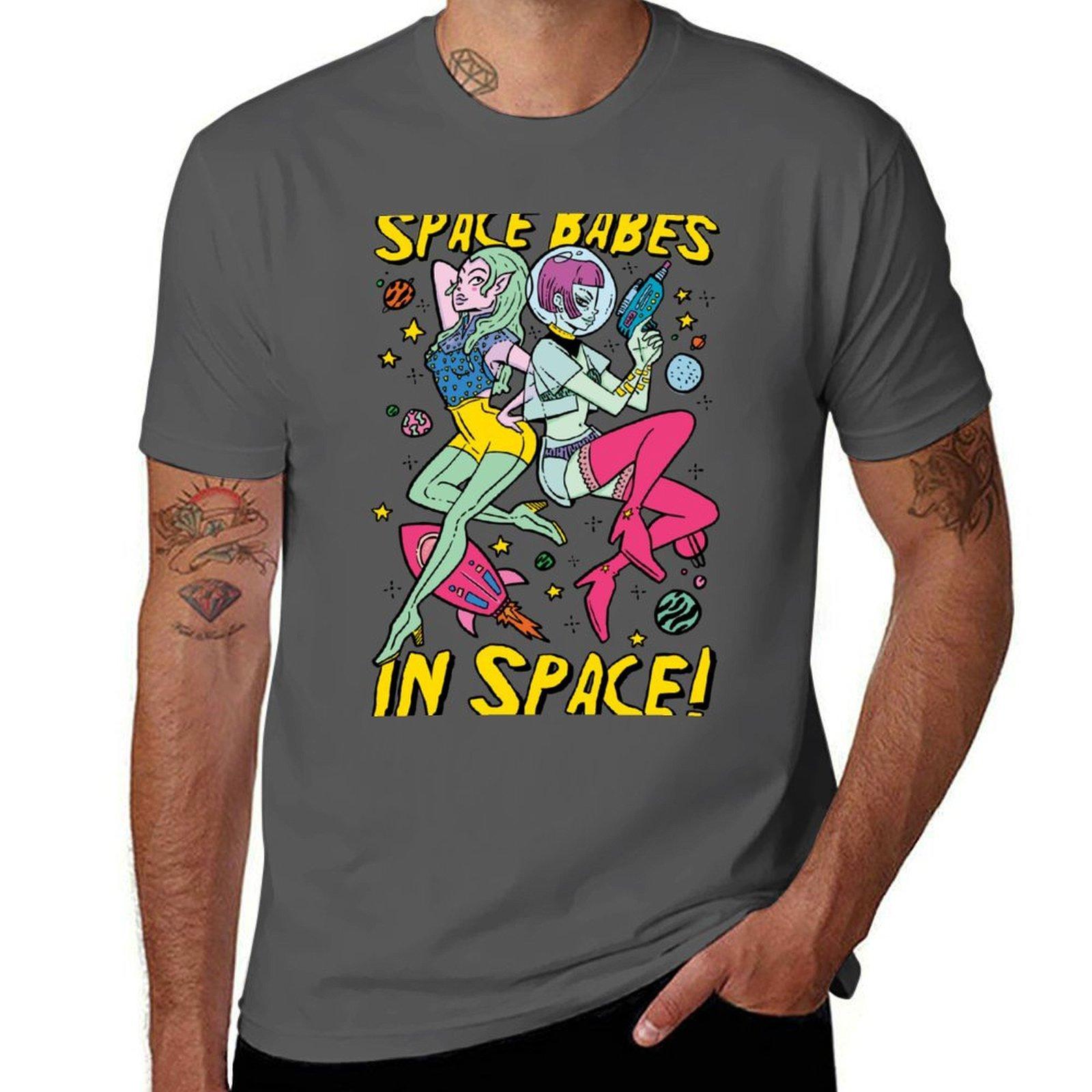 

SPACE BABES T-Shirt anime t shirts oversize t shirt man cotton t shirts for man cotton soft T-Shirt 4XL