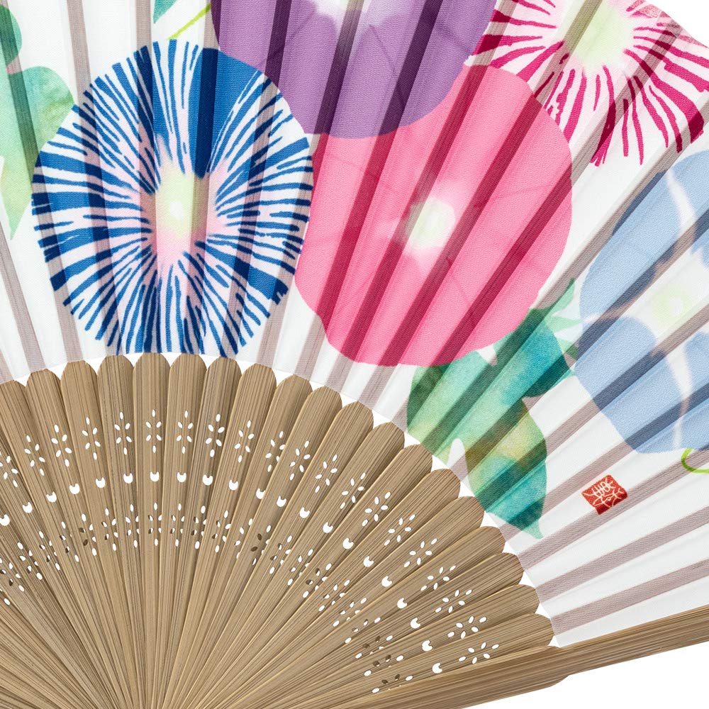 Midori Fan 298 Morning Glory Pattern 58298006