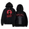 Felpa con cappuccio grafica Michajackson Re del Pop Uomo Donna Vintage Gotico Rock Felpa Uomo Hip Hop Punk Felpe con cappuccio oversize