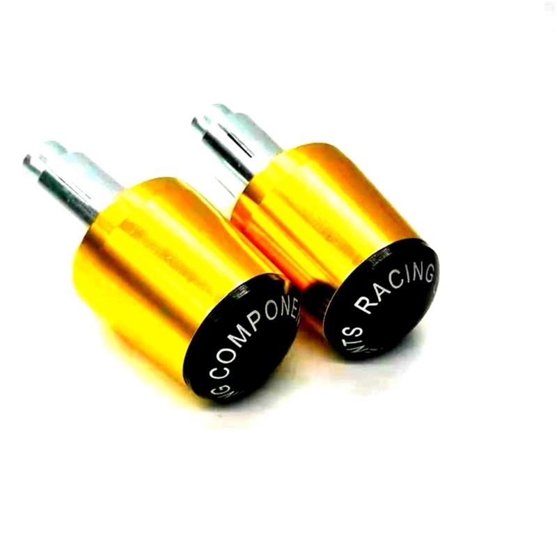 Universal Motorcycle Handlebar End Plugs Non Slip Surfaces High Effect Resistance Aluminum Weather Resistant Handle Plugs