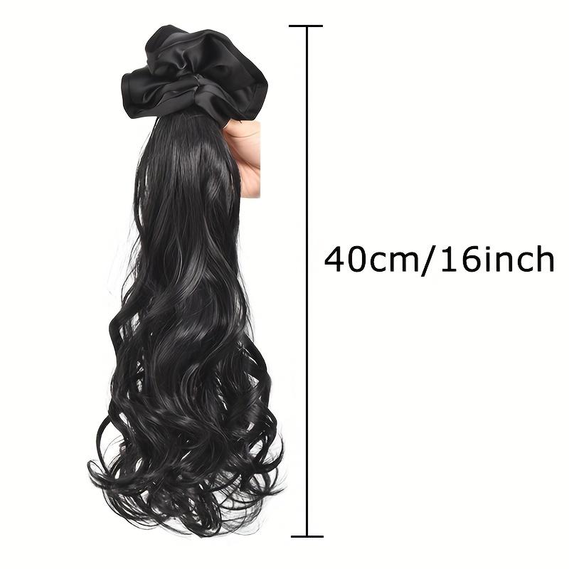 Synthetic Wig Braid Women's Claw Clip Headband Curly Ponytail Simulation Hair Low Tie Natural Fake Ponytail For Women