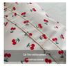 Stylish Cherry Print Tote Bag - Large Capacity Floral Shoulder Bag for Women, Summer 2025 Collection