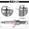 1PZ JP3-CR9 Iridium Spark Plugs CR9EIB-9 3521, Pack of 4, Motorcycle Replacement Parts [Parallel Import]