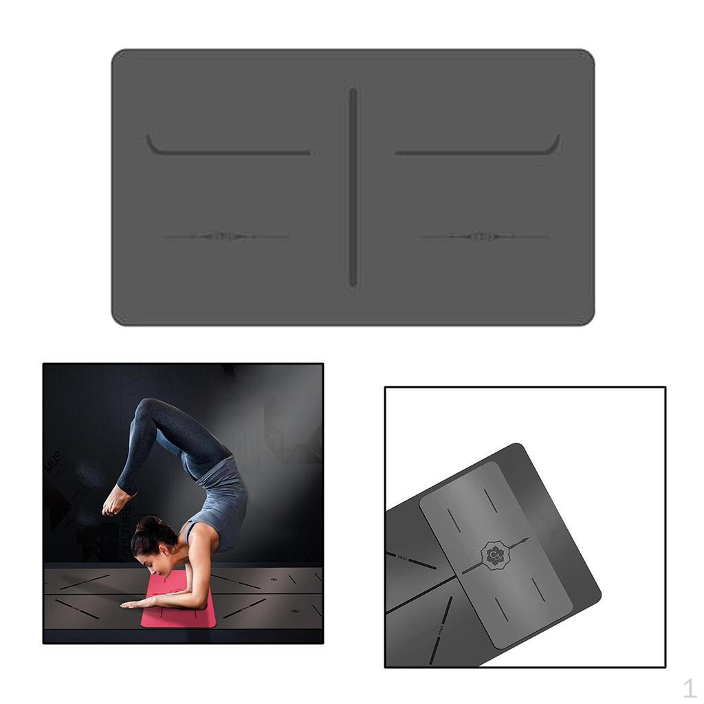 Mat 5mm Thick Workout Exercise Mat, Non Grip Pilates Mats, Body Alignment System, Fitness