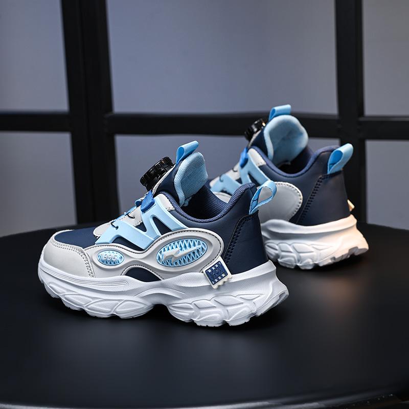 Children's Boys Running Shoes Lightweight Breathable Sports Sneakers for School Fashion Casual Walking Anti-Slip
