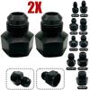 2XAluminum Reducer Expander Fitting Adapter Female To Male 3AN 4AN 6AN 8AN 10AN 12AN 16AN 20AN Oil Cooler Connector Hose Fitting